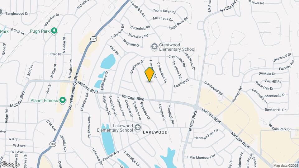 4907 Arlington Dr Map and Location Details