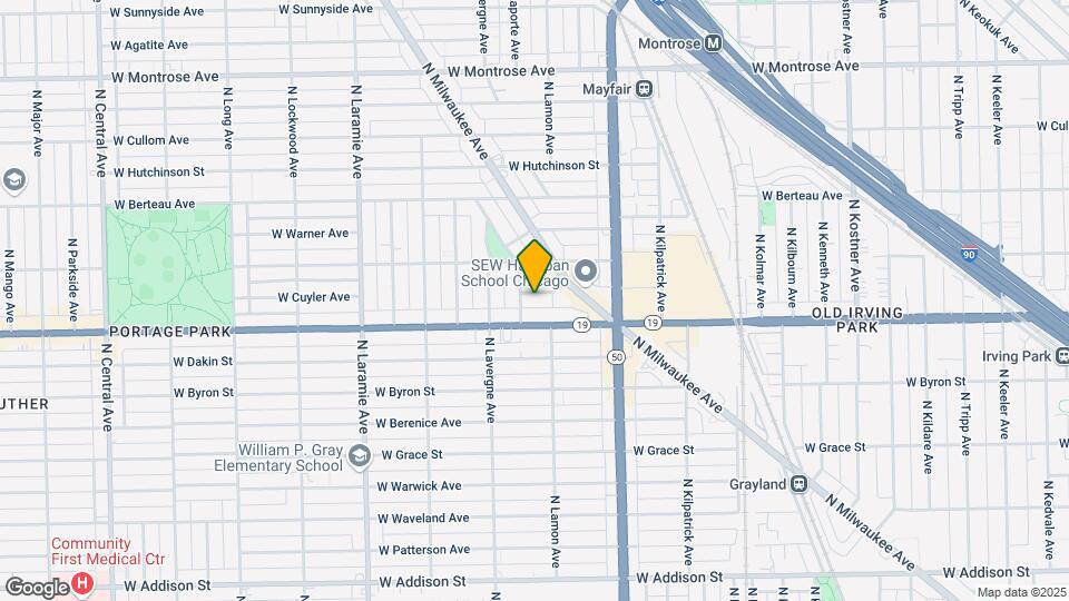 4933 W Cuyler Ave Map and Location Details