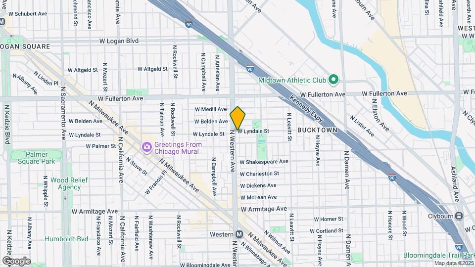 2227 N Western Ave, Unit 2 Mapa y Detalles de la Ubicación