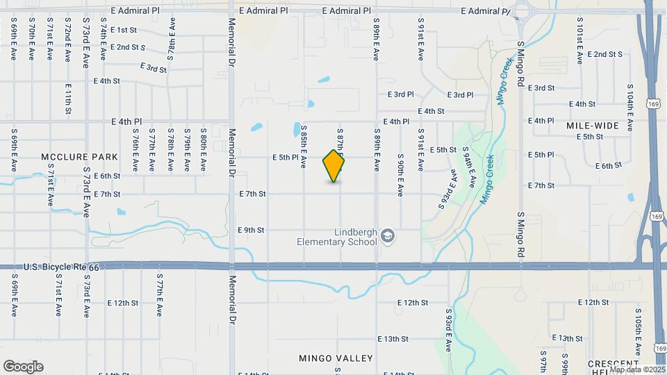 564 S 87th E Ave Map and Location Details