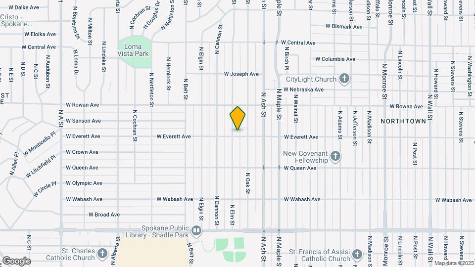 5302 N Elm St Mapa y Detalles de la Ubicación