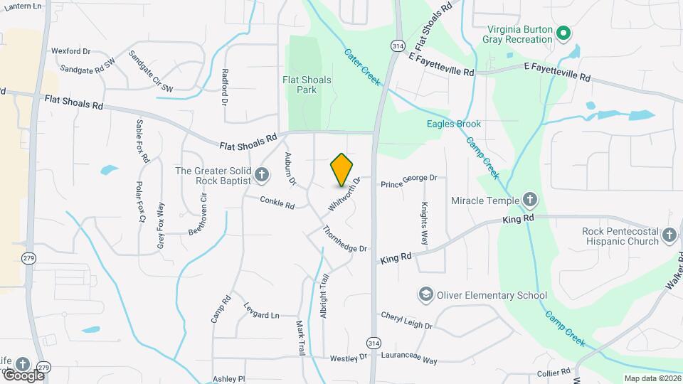 1857 Whitworth Dr Map and Location Details