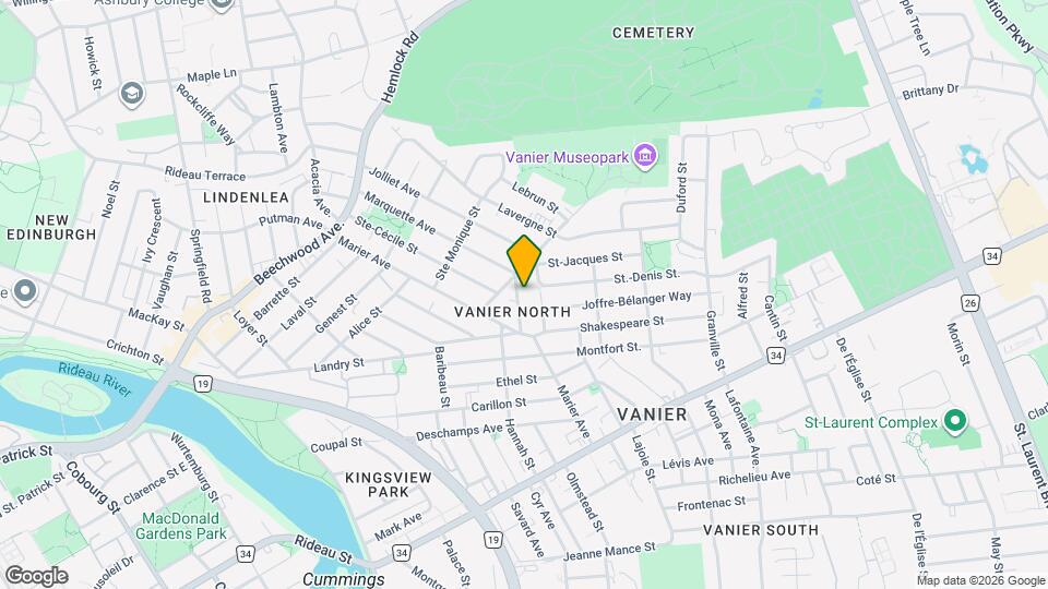 155 Longpré St Map and Location Details