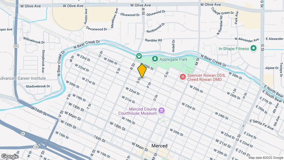 2324 Q St Map and Location Details