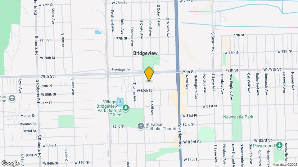7347 W 79th Pl, Unit #2D Mapa y Detalles de la Ubicación