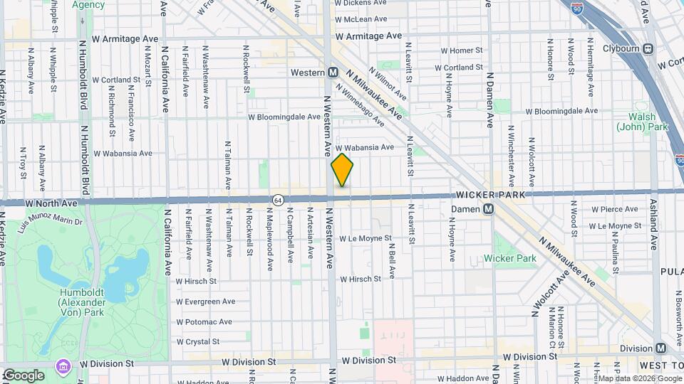 2342 W North Ave Map and Location Details