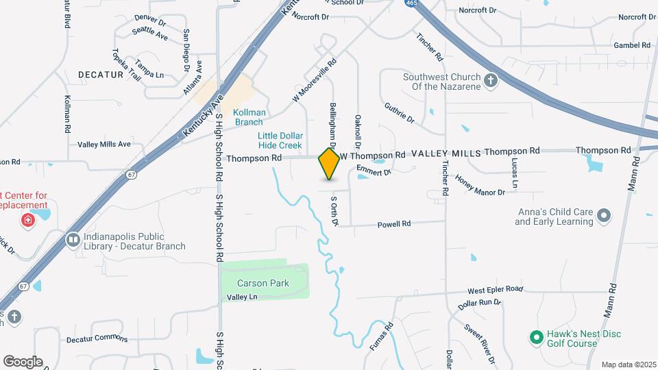 5826 Emmert Way Map and Location Details