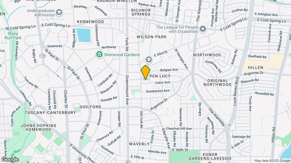 612 Cator Ave Map and Location Details