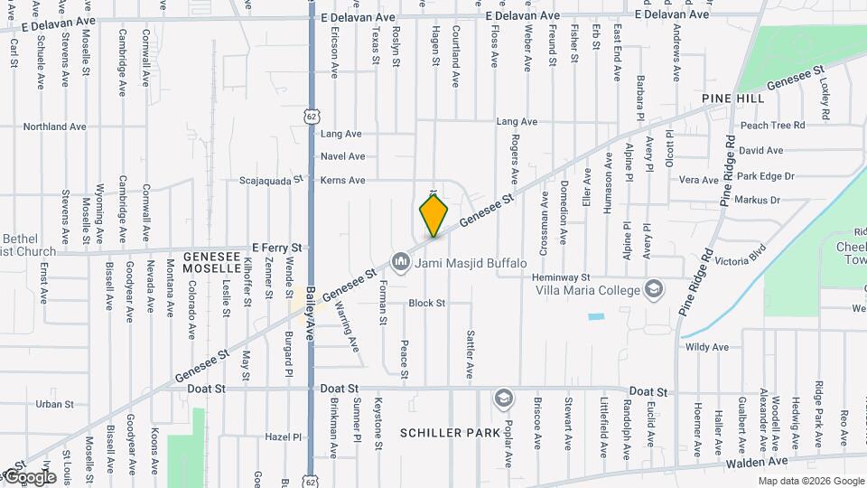 2015 Genesee St, Unit Upper Mapa y Detalles de la Ubicación