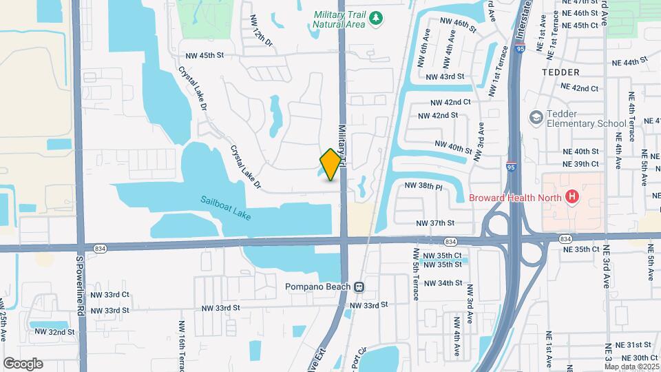 941 Crystal Lake Dr Map and Location Details