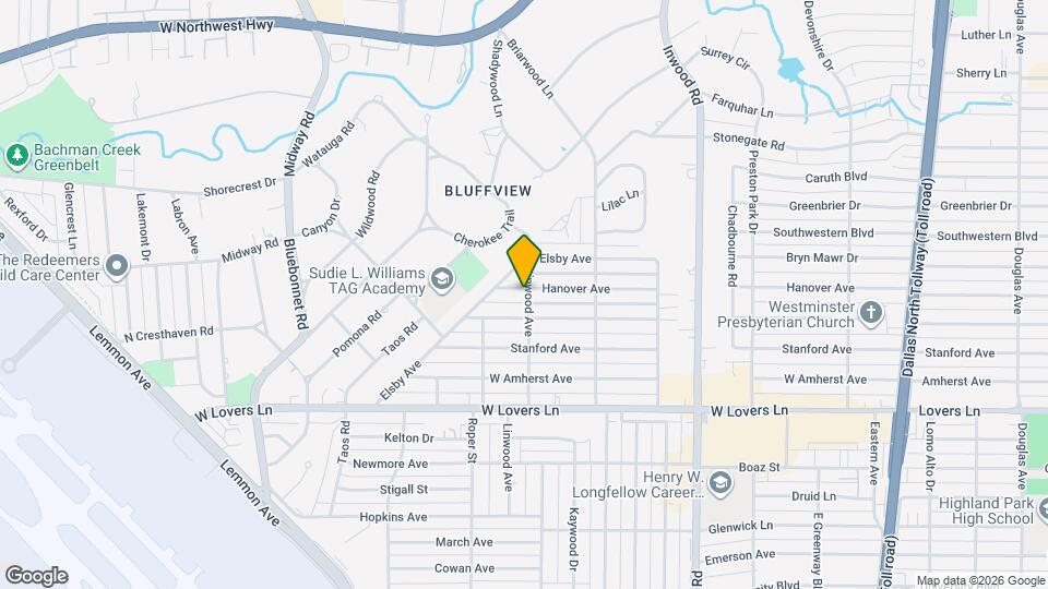 4728 Hanover Ave Map and Location Details