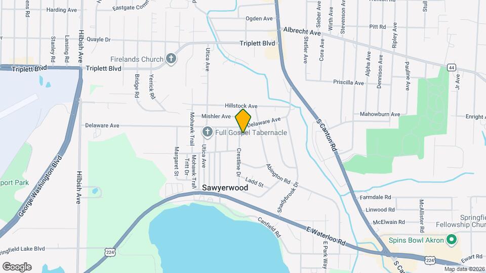 931 Crestline Dr Map and Location Details