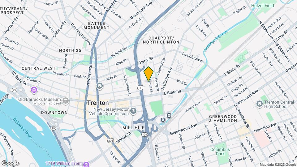 39 Carroll St Map and Location Details