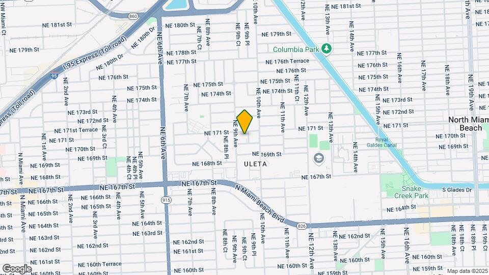 941 NE 170th St-Unit -222 Map and Location Details