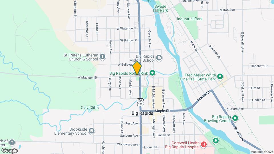 125 W Madison St Map and Location Details