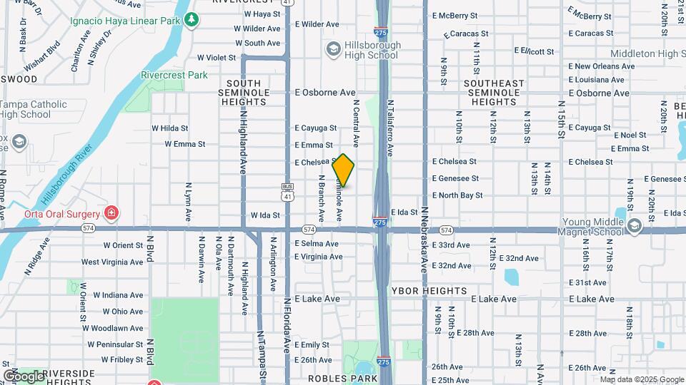 502 E North Bay St Map and Location Details