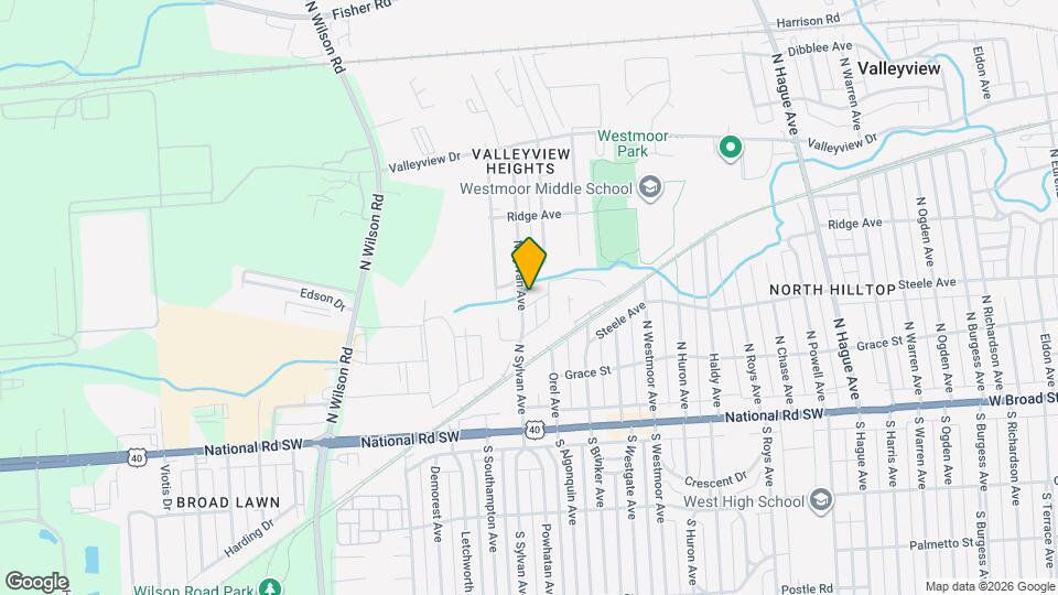 180 N Sylvan Ave Map and Location Details