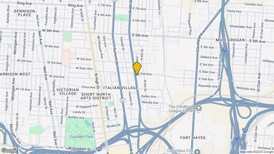 930 N 4th St Map and Location Details