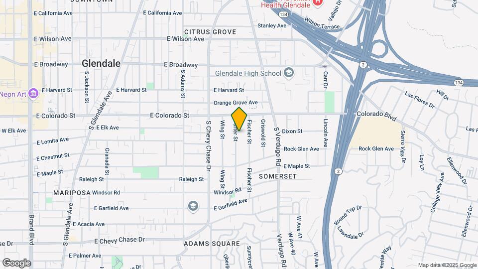 408 Porter St Map and Location Details