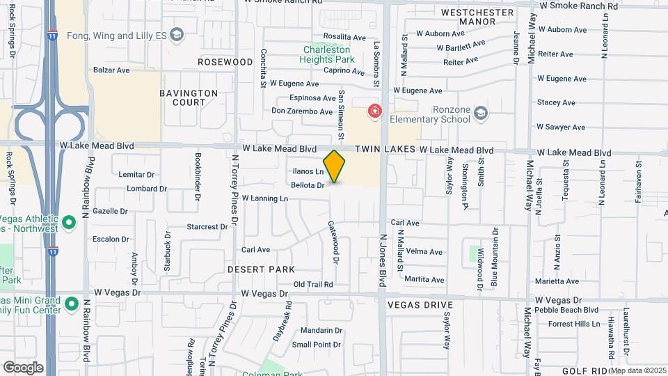 6201 Bellota Dr Map and Location Details