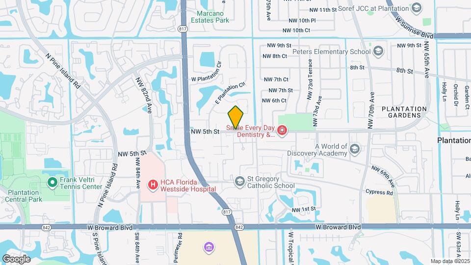 7744 NW 5th St Mapa y Detalles de la Ubicación