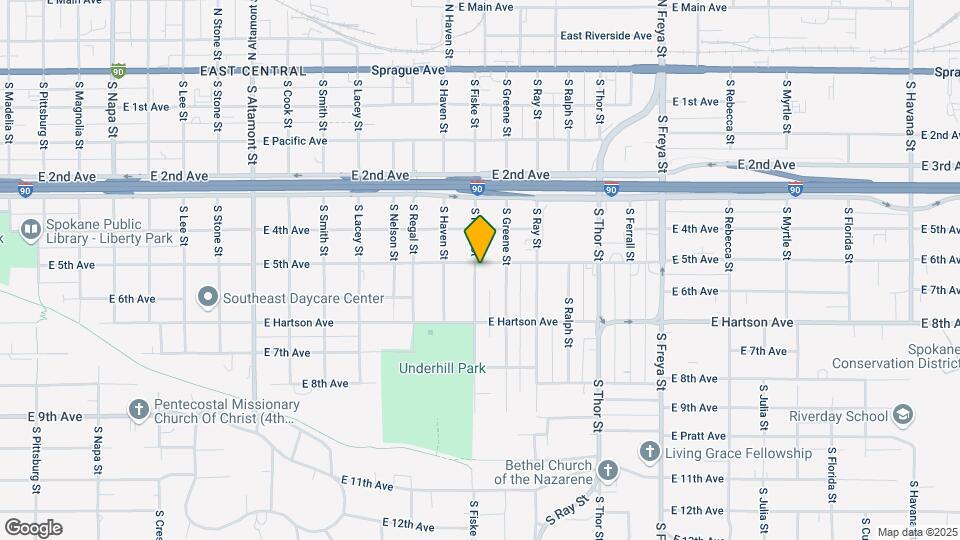 3108 E 5th Ave Map and Location Details