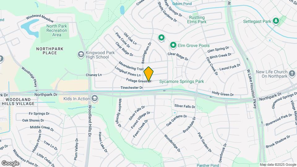 2714 Foliage Green Dr Map and Location Details