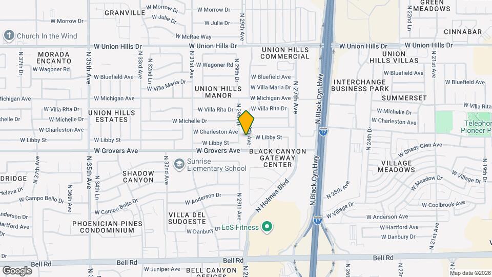 17820 N 29th Ave Map and Location Details