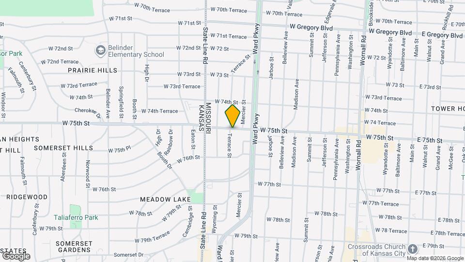 1235 W 75th St Map and Location Details