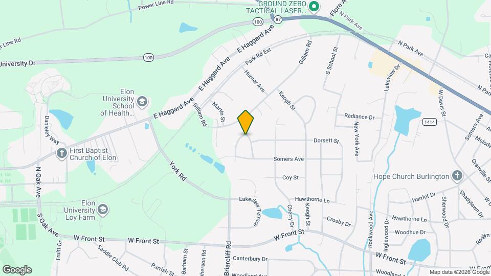 1628 Rollingwood Rd Map and Location Details