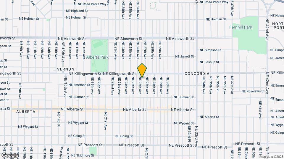 5332 NE 26th Ave Map and Location Details