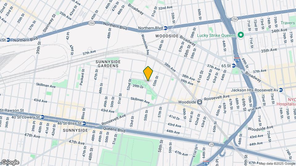 53-31 Woodside Ave Map and Location Details