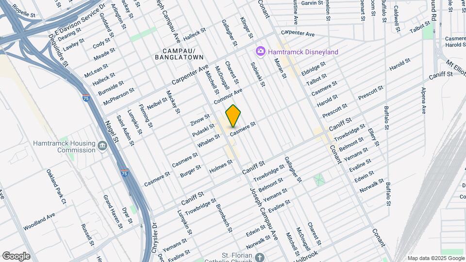 11603 Mitchell St, Unit 1F Map and Location Details
