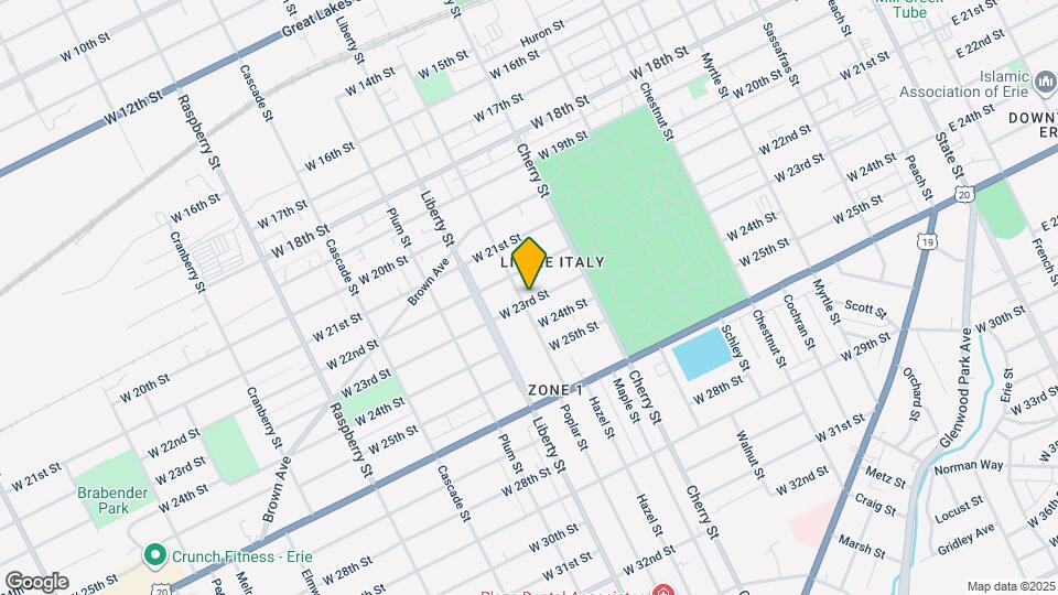 2225 Poplar St Mapa y Detalles de la Ubicación