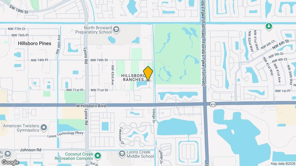 7129 Crescent Creek Pl Map and Location Details