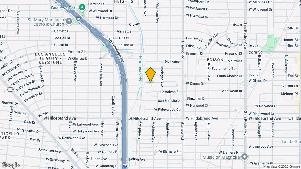 1138 Santa Anna St Map and Location Details