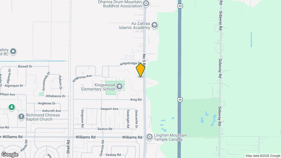 Kingswood Terrance Map and Location Details