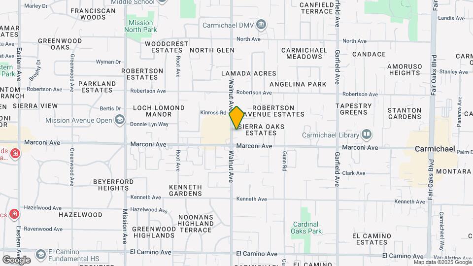 2922 Walnut Ave Map and Location Details