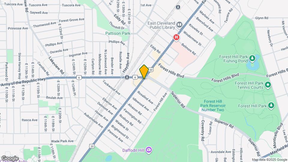 13444 Euclid Ave Map and Location Details