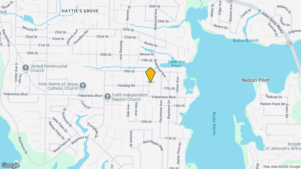 402 Harding Rd Map and Location Details