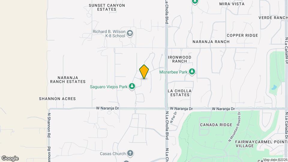 2272 W Alamo Spring Loop Map and Location Details