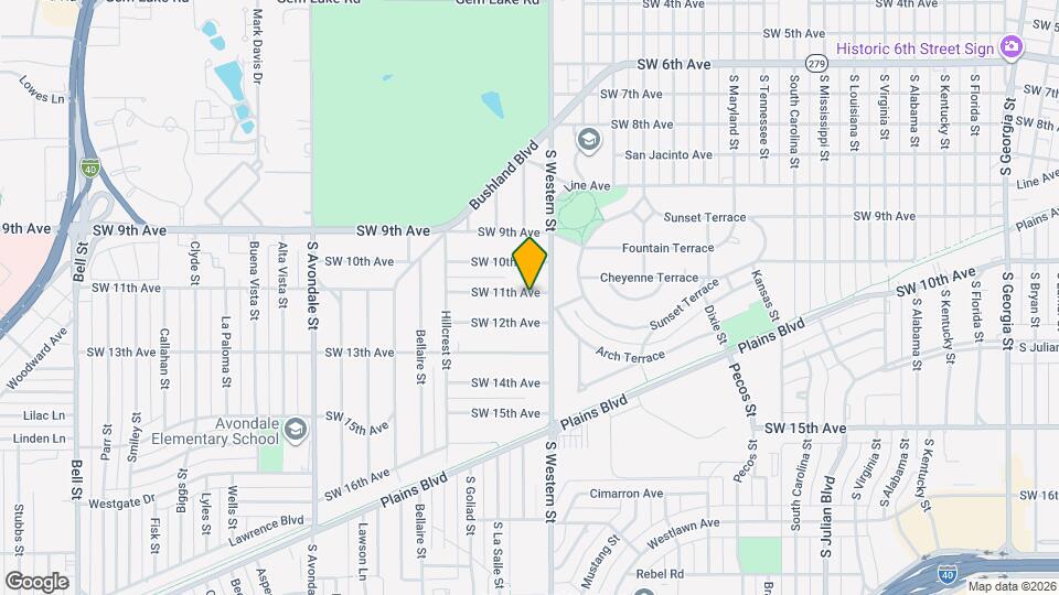 4215 SW 11th Ave Map and Location Details