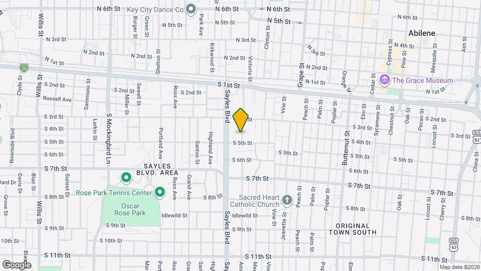 418 Amarillo St Map and Location Details