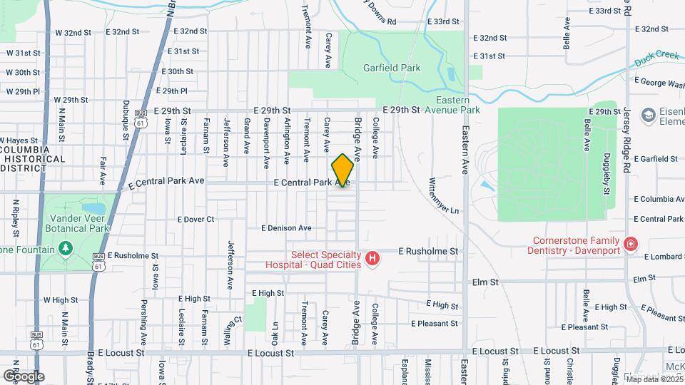 1122 E Colorado St Map and Location Details