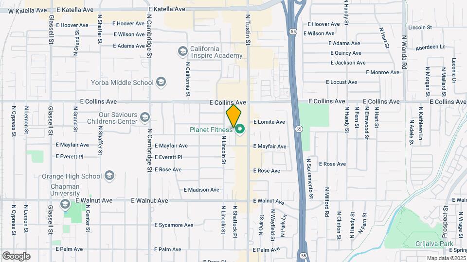 786 N Shattuck Pl Map and Location Details