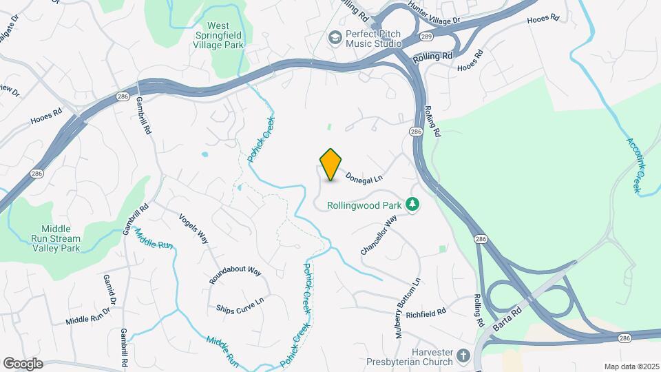 7510 Mullingar Ct Map and Location Details