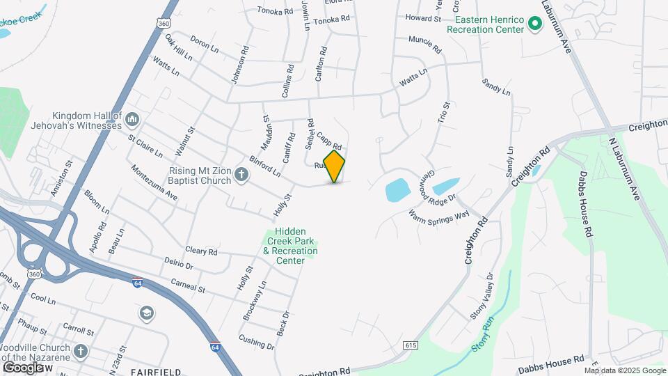 2217 Binford Ln Map and Location Details