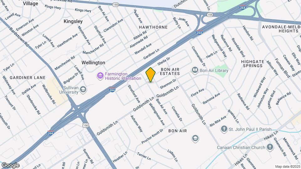 3213 Bon Air Ave Map and Location Details