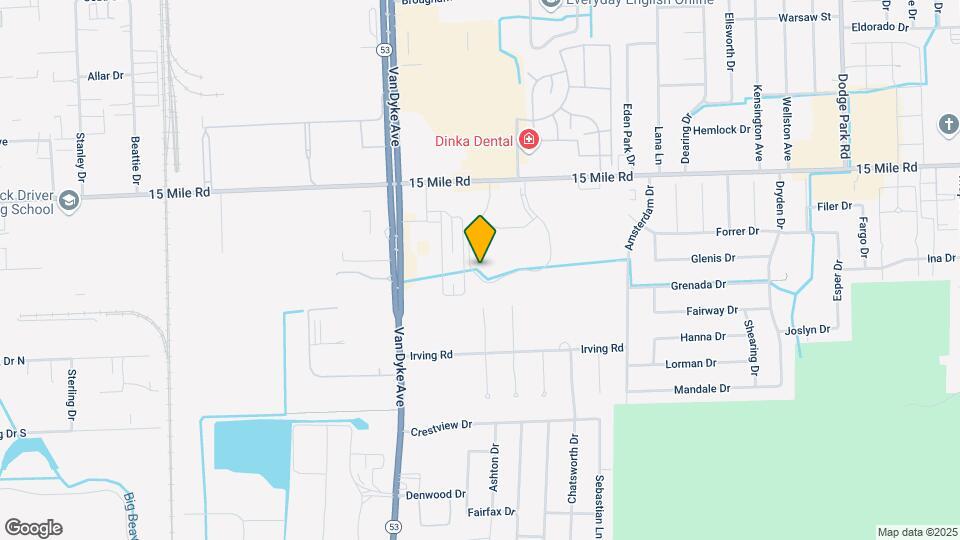 8325 Hickory Dr Map and Location Details