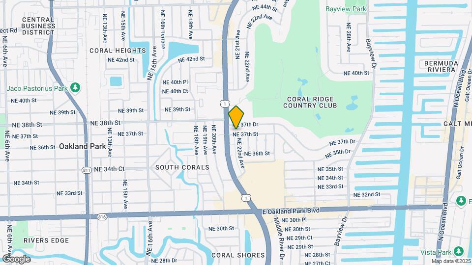 2115 NE 37th St Map and Location Details